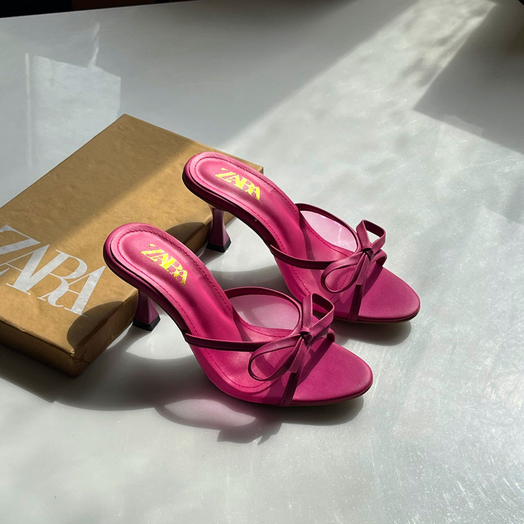Zara Bow Classic Heels