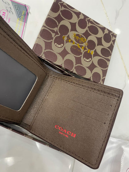 Coach Men Leather Wallet