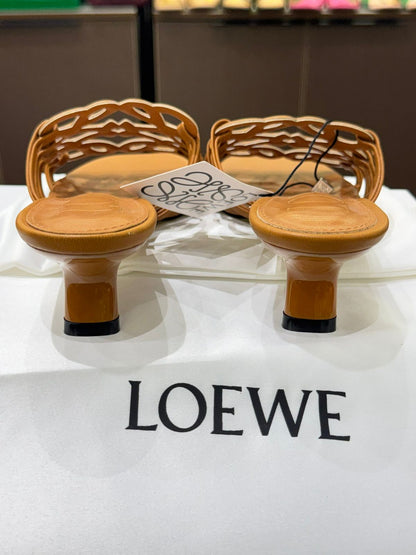 Loewe Petal Anagram in Soft Calfskin Heels