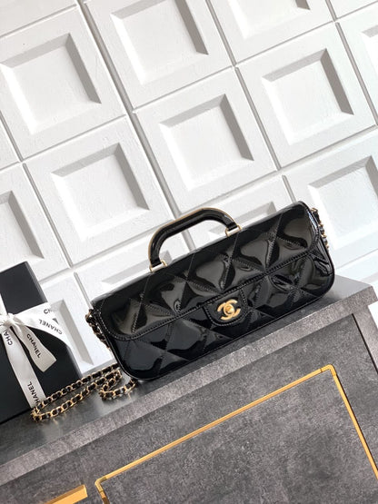 Chanel 2025 Large Patent Top Handle Bag