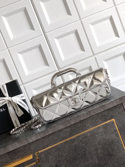 Chanel 2025 Large Patent Top Handle Bag