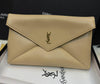 Saint Laurent Women Cassandre Mini Leather Crossbody Bag
