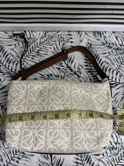 Loewe Small Cubi Anagram Jacquard Canvas Shoulder Bag