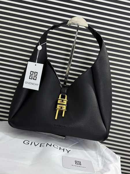 Givenchy G-Hobo Medium Leather Shoulder Bag