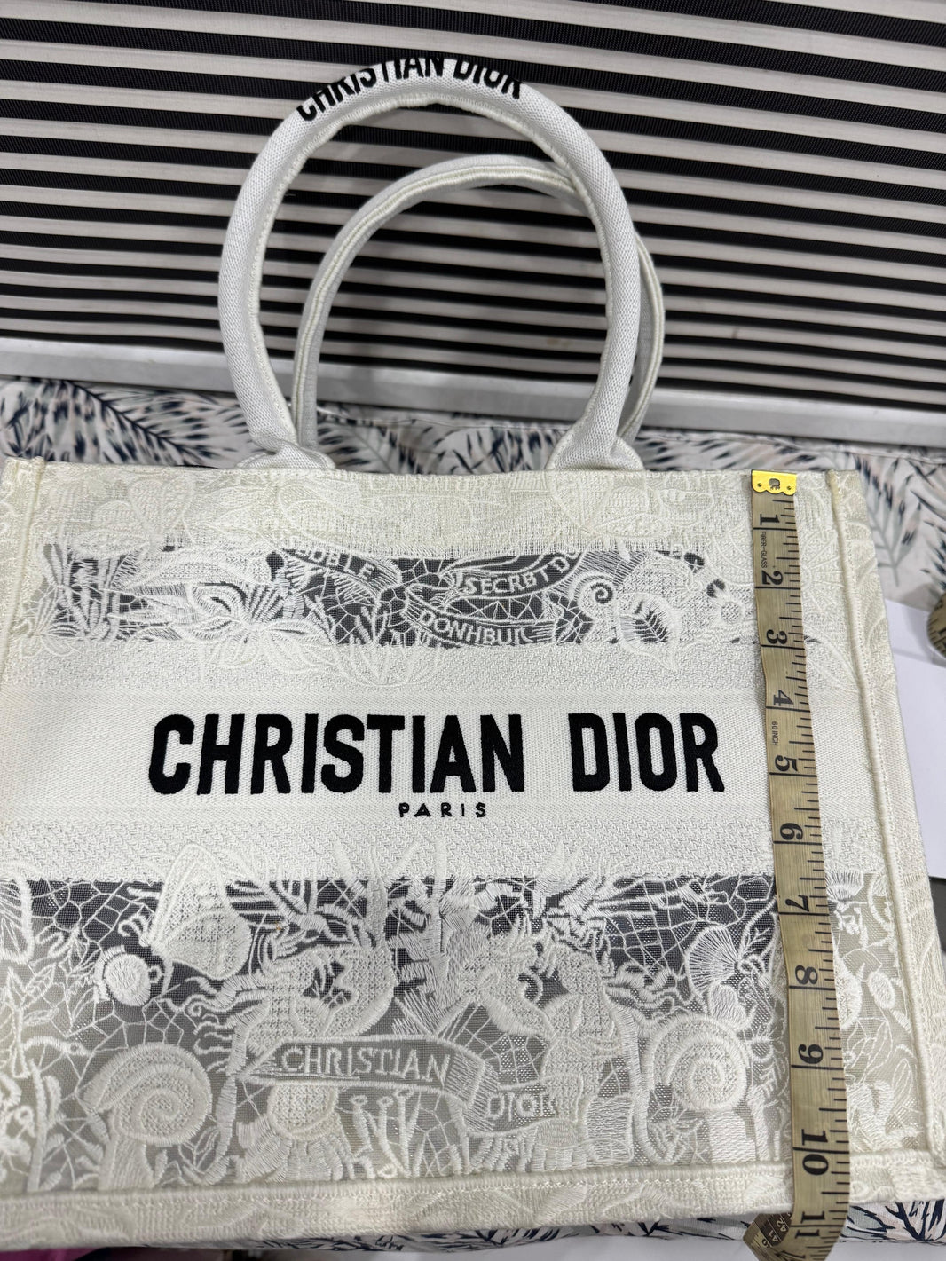Cd Tote Book Embroidered Bag