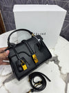 CELINE Calfskin Leather Top Handle Bag