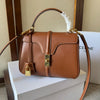 CELINE Calfskin Leather Top Handle Bag