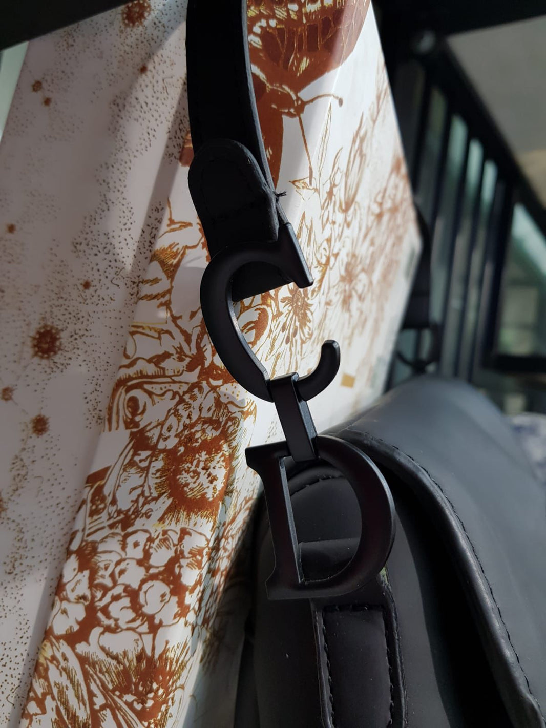 Christian Dior Saddle Bag Solid Black