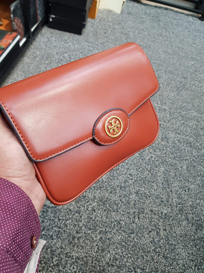 Tory Burch Robinson Spazzolato Convertible Shoulder Bag