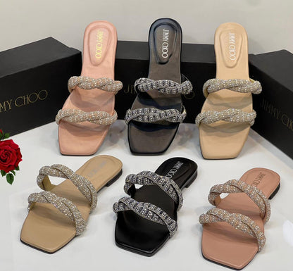 Jimmy Choo Cross Sandals