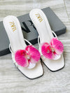 Zara Floral Heels
