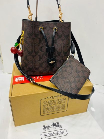 Coach Rowan Bucket Bag with Pouch
