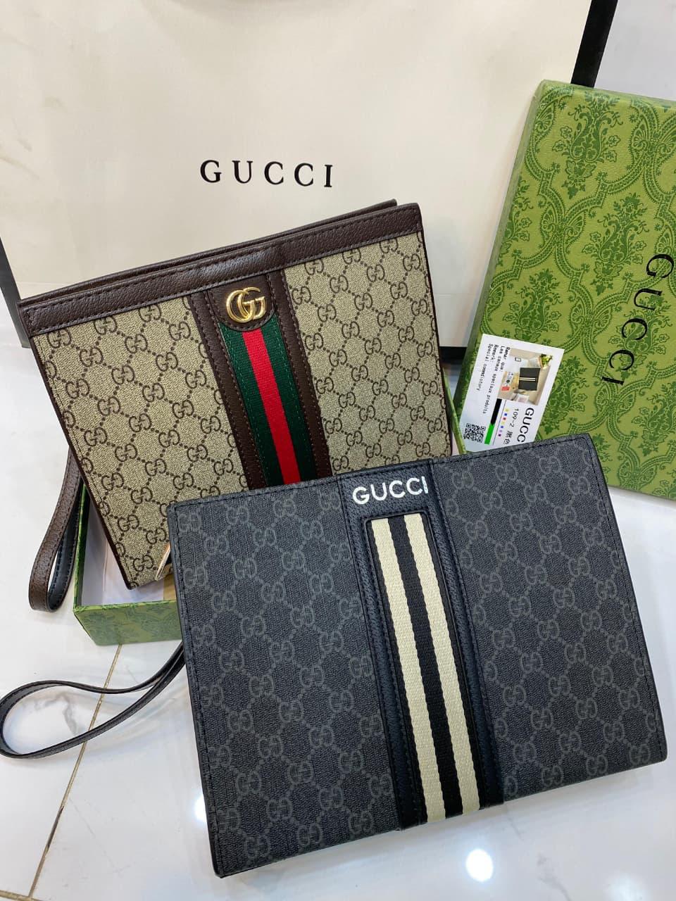 Gucci Signature Pouchette Clutch for Men