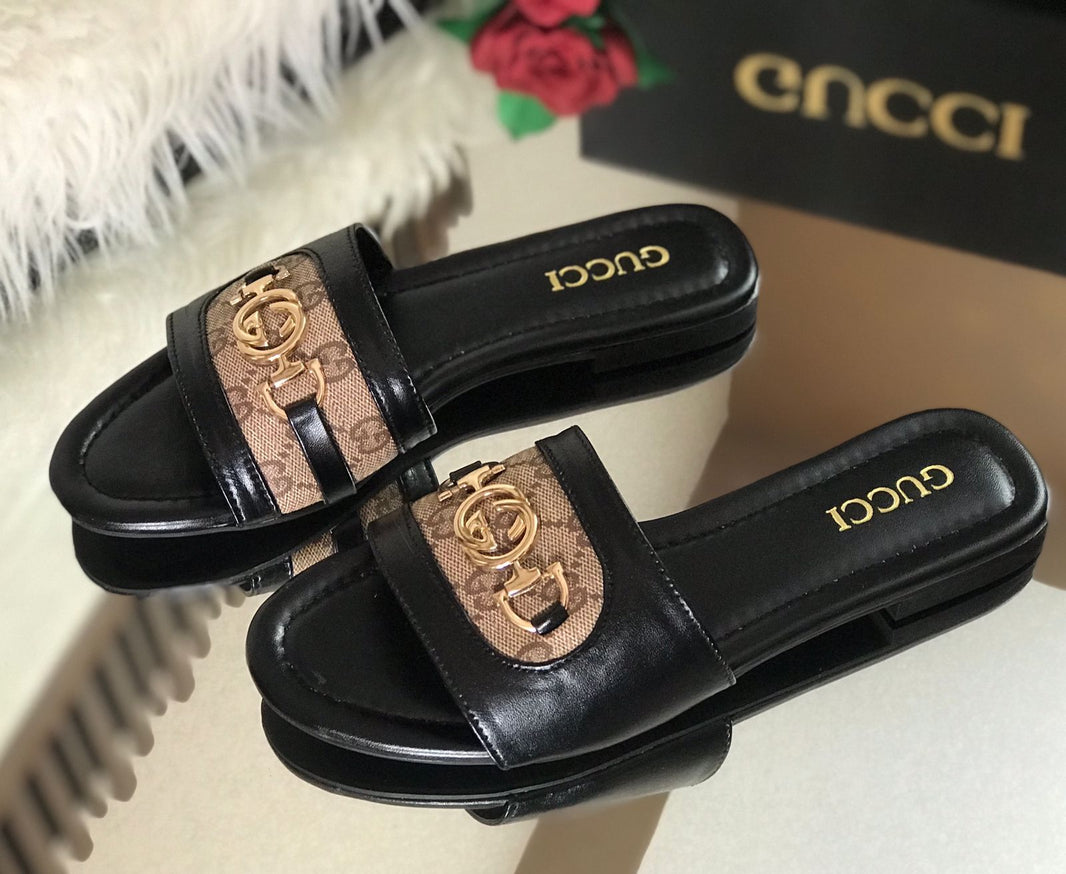 Gucci Floral Flats