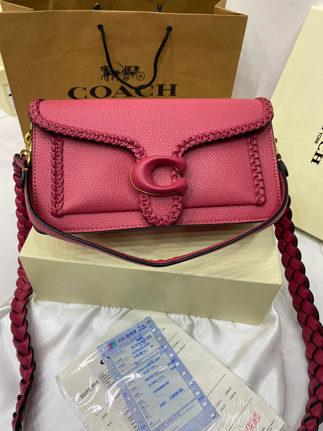 Coach Embroided Sia Crossbody