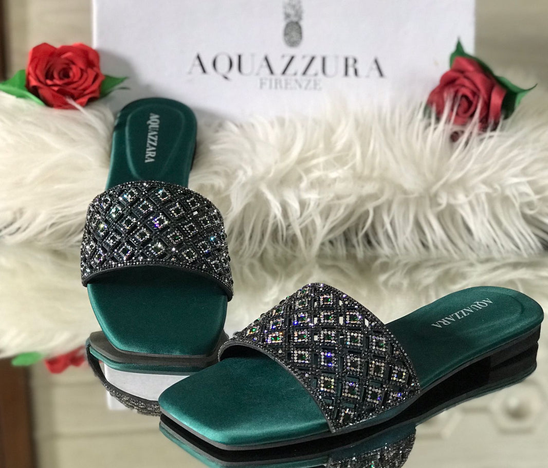 Sleek Aquazzura Slippers