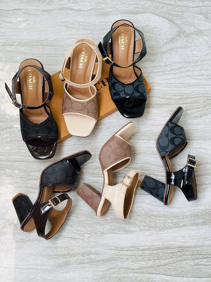 Coach Lobo Block Heels