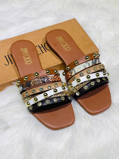 Jimmy Choo Studs Flats