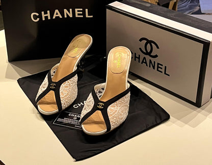 Chanel Caviar Heels