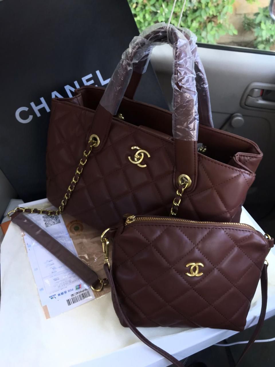 Chanel Two Piece Handbag