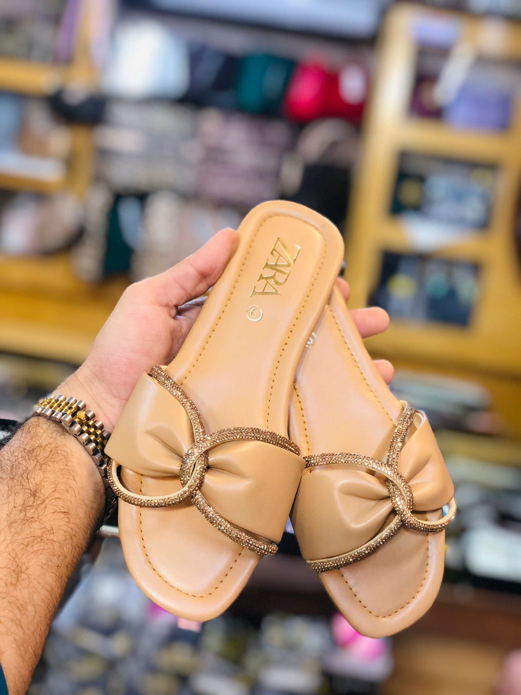 Zara Puffy Mash Sandal