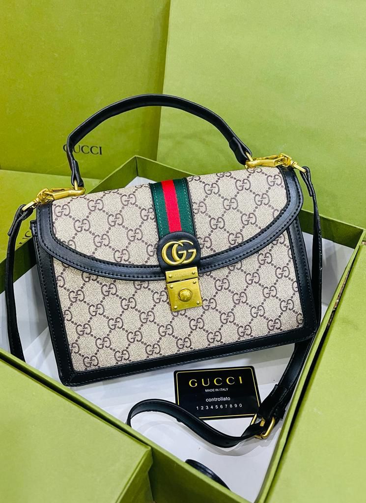Gucci Padlock Leather Crafted Crossbody